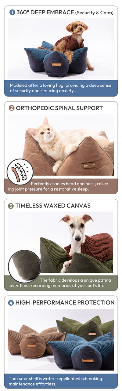 OULU X PEHOM - CUDDLE PET PILLOW BED