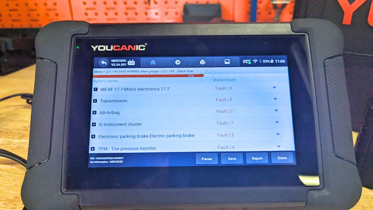 YOUCANIC UCAN-II-C Pro OBD2 Scanner – Full-System Diagnostics