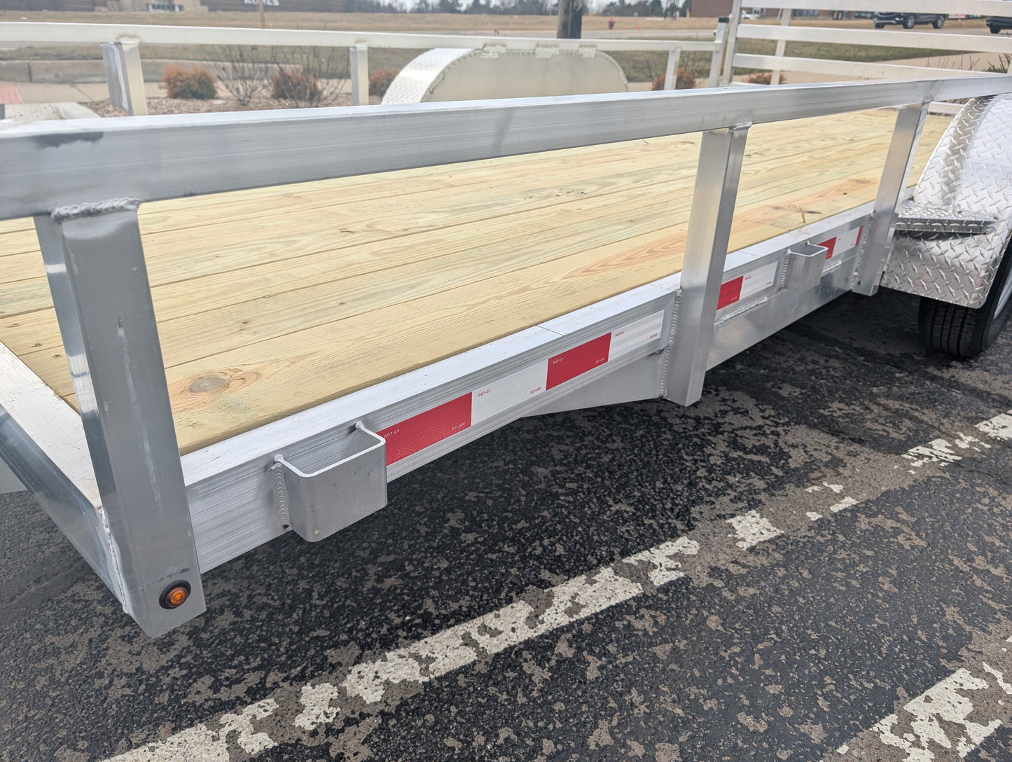 Silver Ox 7x16 Tandem Axle Aluminum Utility Trailer