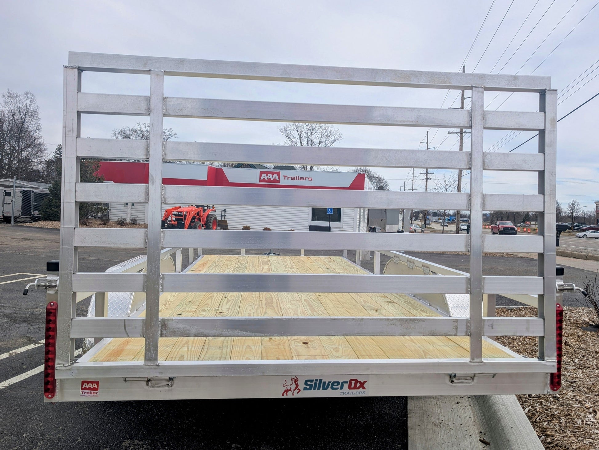 Silver Ox 7x16 Tandem Axle Aluminum Utility Trailer