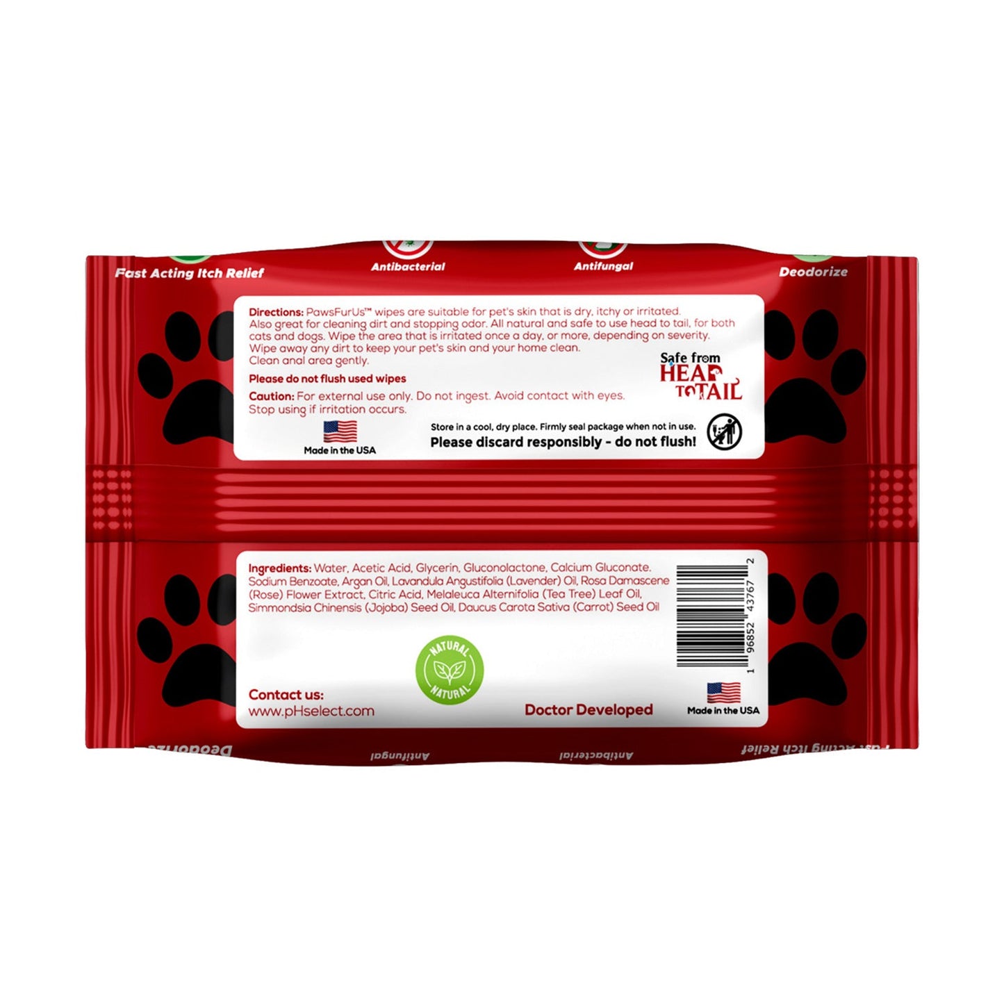 PawsFurUs® Pet Wipes