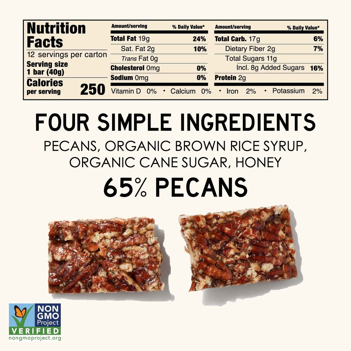 Pecan 12-Pack - Delicious Nutty Bars for Every Snack Lover
