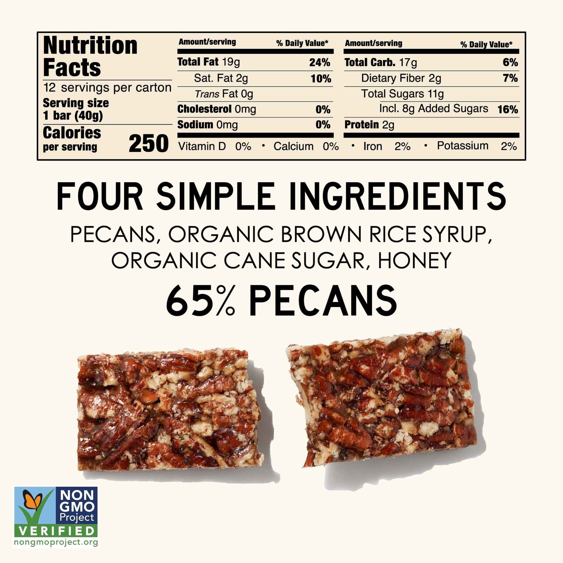 Pecan 12-Pack - Delicious Nutty Bars for Every Snack Lover