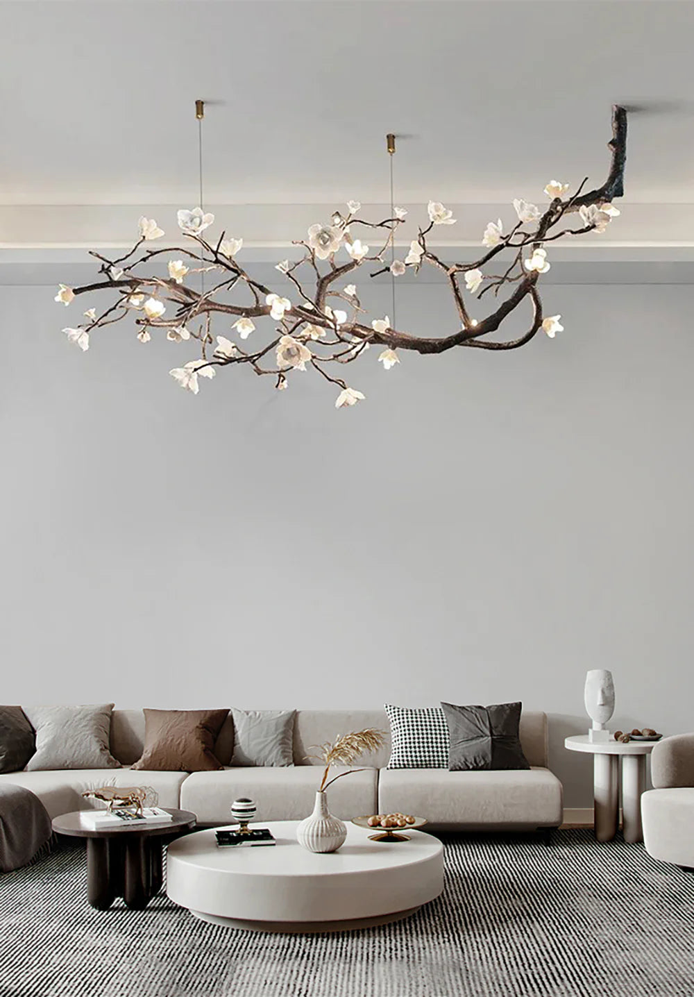 Plum Tree Branch Chandelier