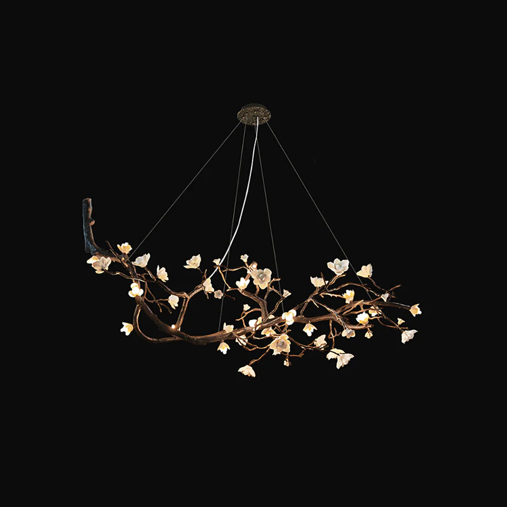 Plum Tree Branch Chandelier