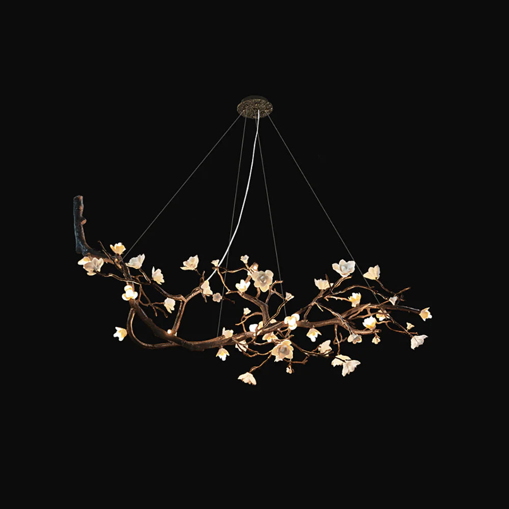 Plum Tree Branch Chandelier