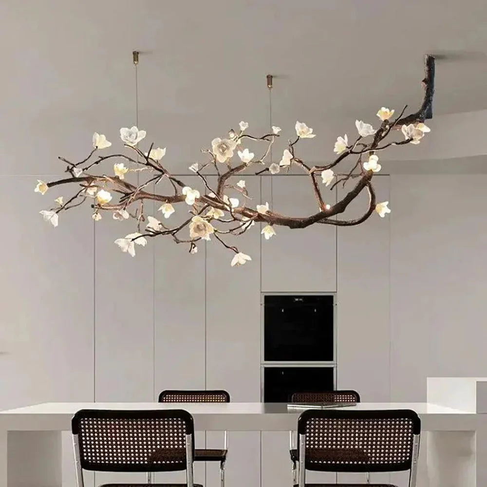 Plum Tree Branch Chandelier