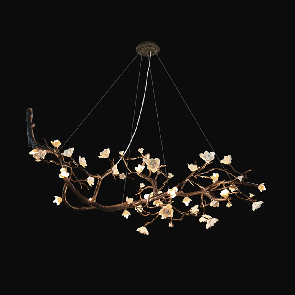 Plum Tree Branch Chandelier