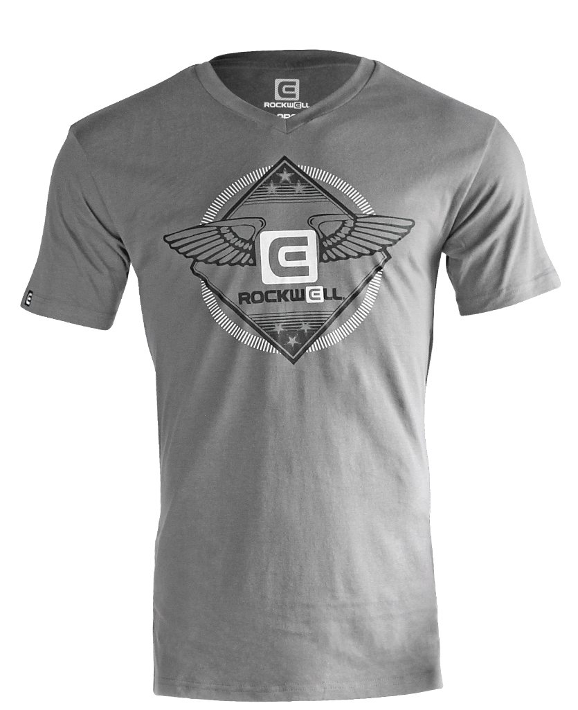 Men's Gray Fly Time V-Neck