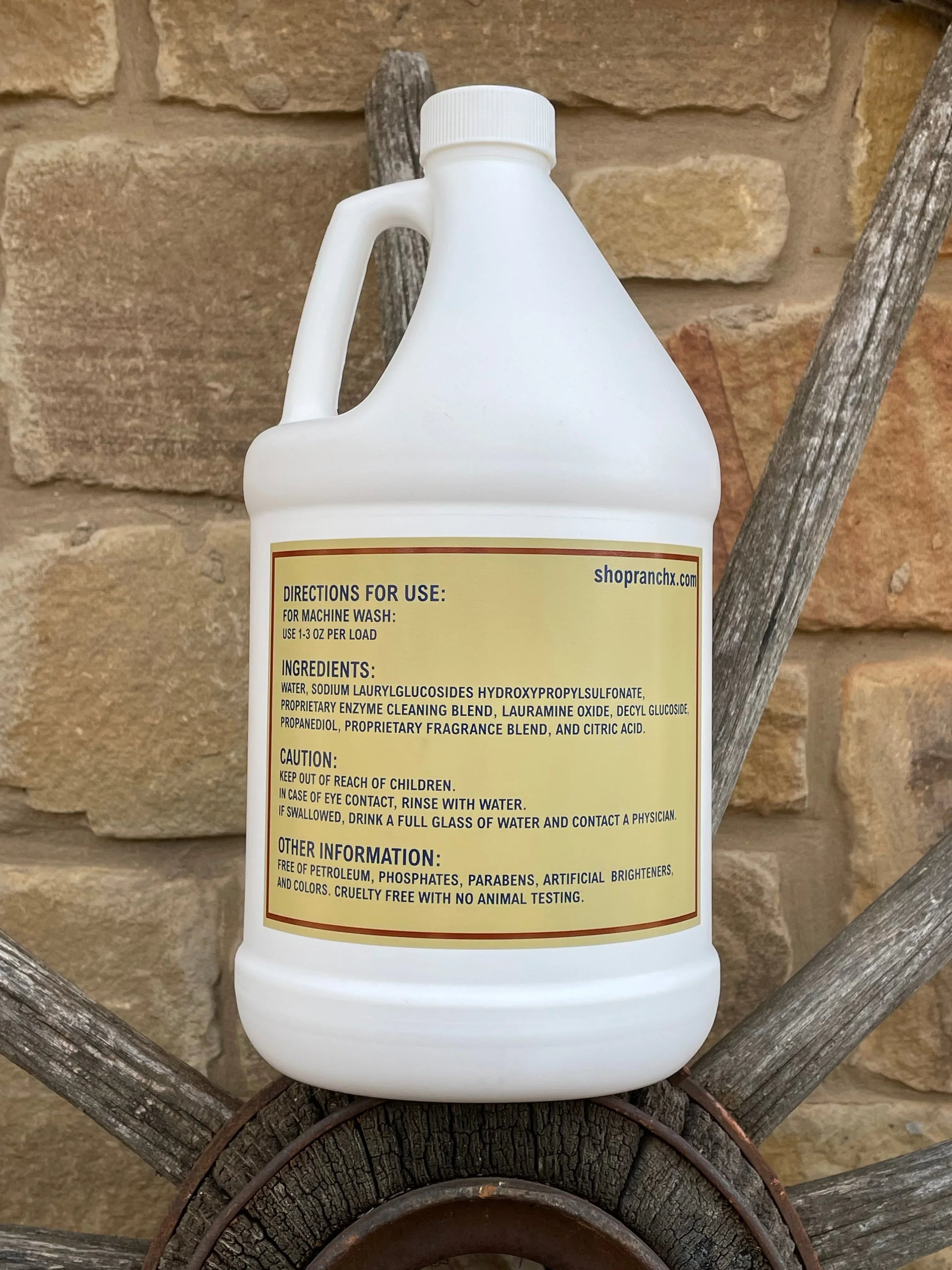 Ranchx_premium_laundry_detergent_1_gallon_jug_with_Western_design - shoponestop.store