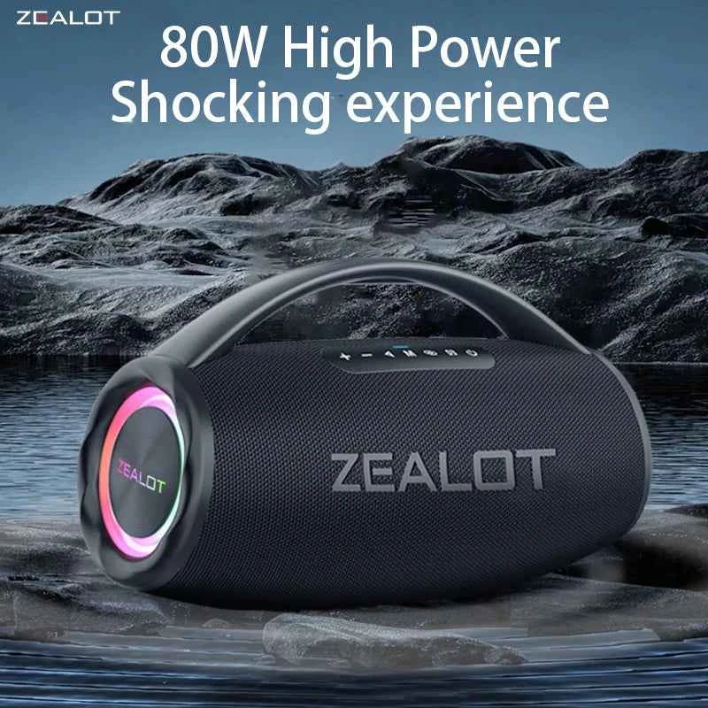 80W Portable Bluetooth Speaker