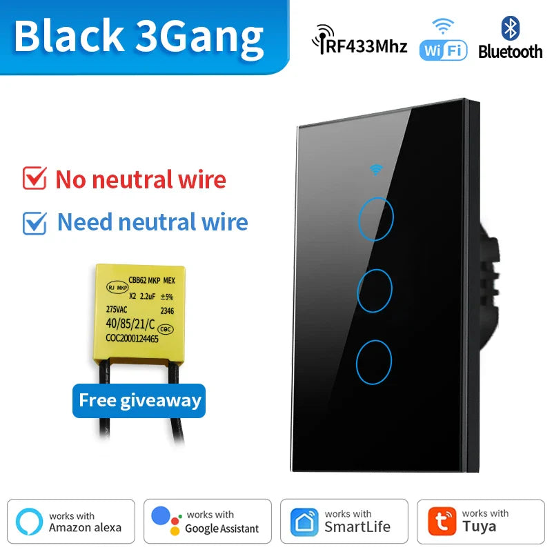 TNCE Tuya WiFi/Zigbee Smart Light Switch