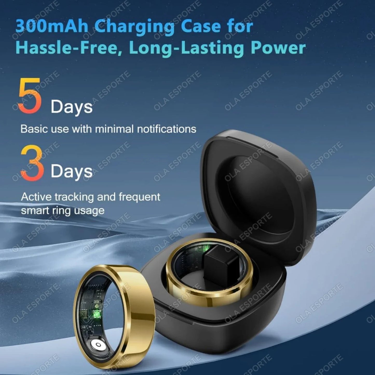 2026 Smart Ring Blood Pressure Heart Rate Sleep Monitoring Smart Ring