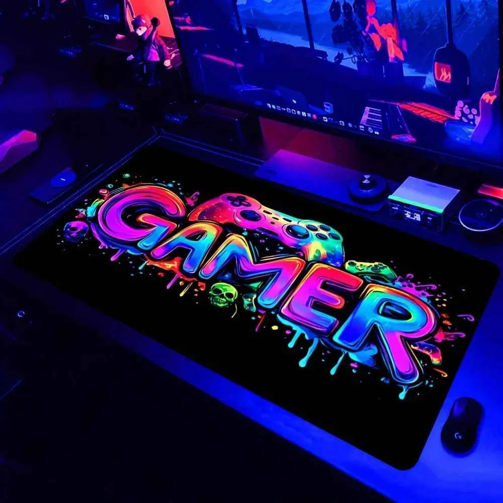 Gamepad Pattern XXL Gaming Mouse Pad