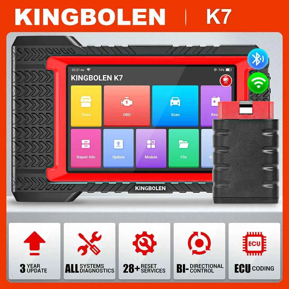 OBD2 Bluetooth Scanner 7-Inch