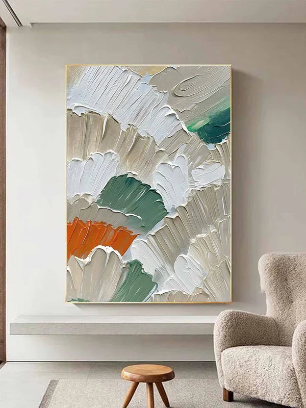 Colorful Handmade Oil Painting Wall Art 3D Large Colored Painting