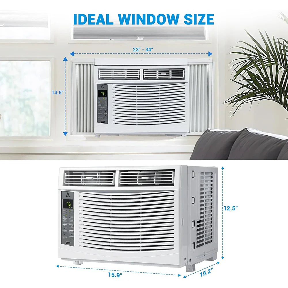 6000 BTU Smart Window Air Conditioner with WiFi