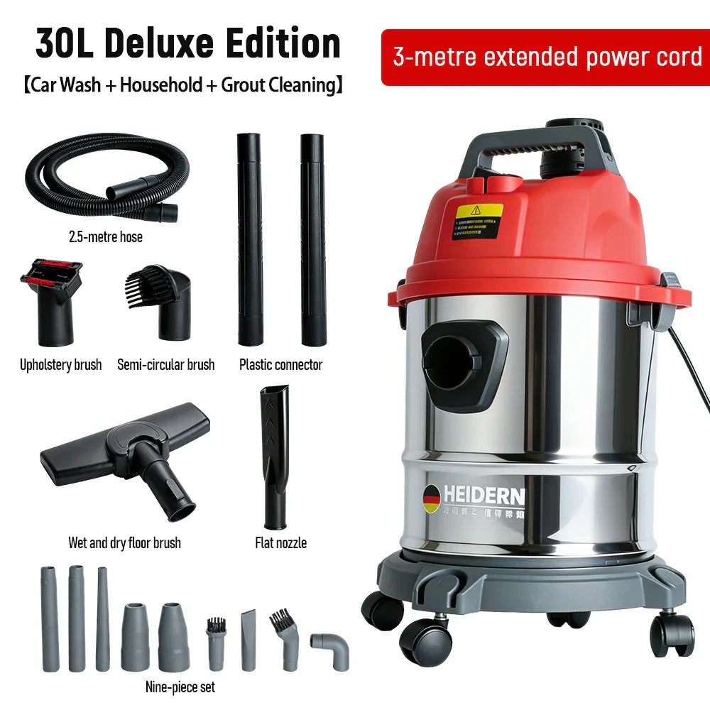30L/45L Industrial Wet Dry Vacuum Cleaner