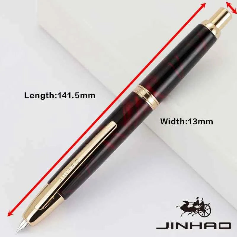Push-Button Retractable Fountain Pen