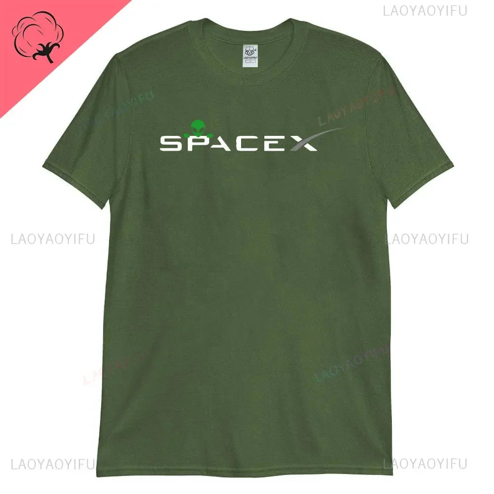 SpaceX Aliens Graphic Men’s T-Shirt