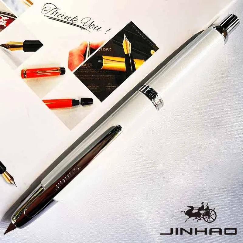 Push-Button Retractable Fountain Pen