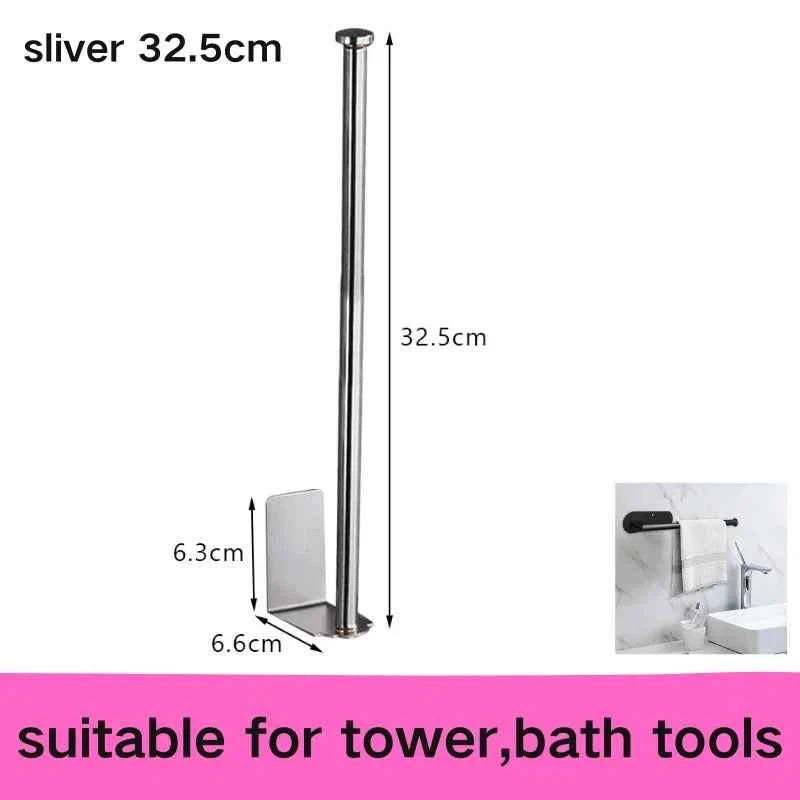 No-Drill Adhesive Toilet Paper Holder