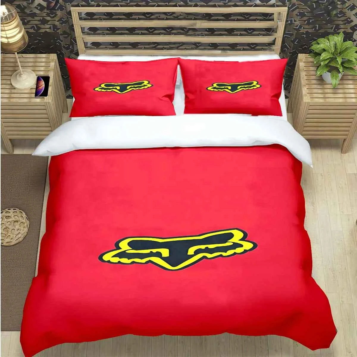 Fox 3-Piece Microfiber Duvet Cover Set