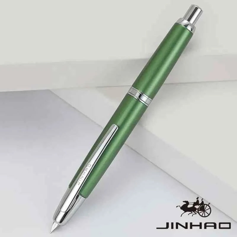 Push-Button Retractable Fountain Pen