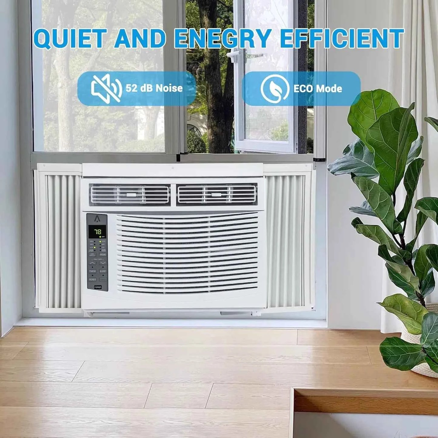 6000 BTU Smart Window Air Conditioner with WiFi
