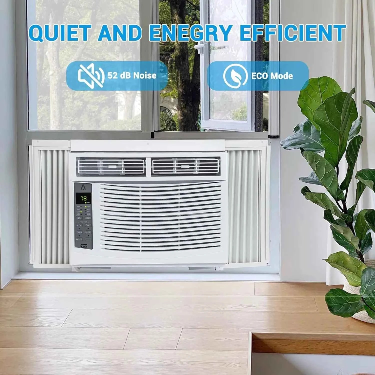 6000 BTU Smart Window Air Conditioner with WiFi