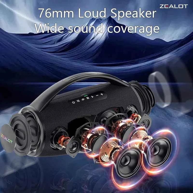 80W Portable Bluetooth Speaker