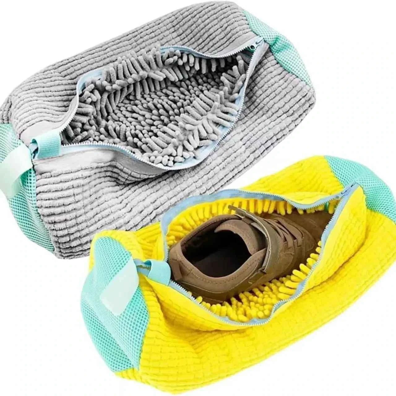 1-Pack Padded Shoe Wash Bag