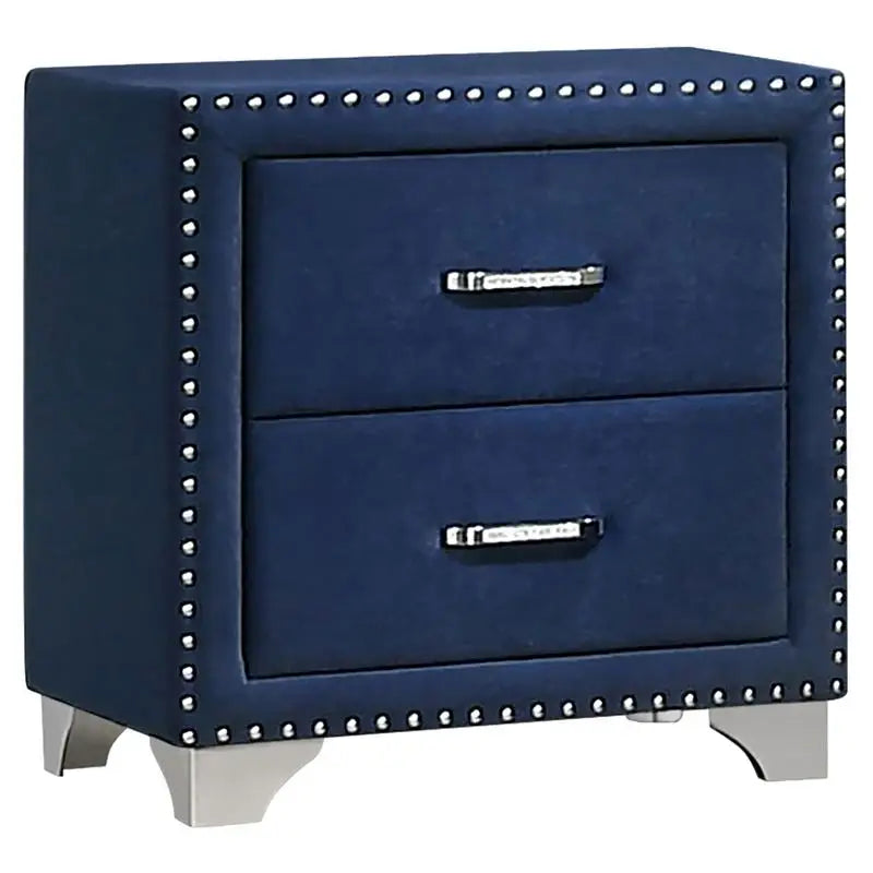 Bedroom Set - Elegant Pacific Blue 5-Piece Eastern King Bedroom Set