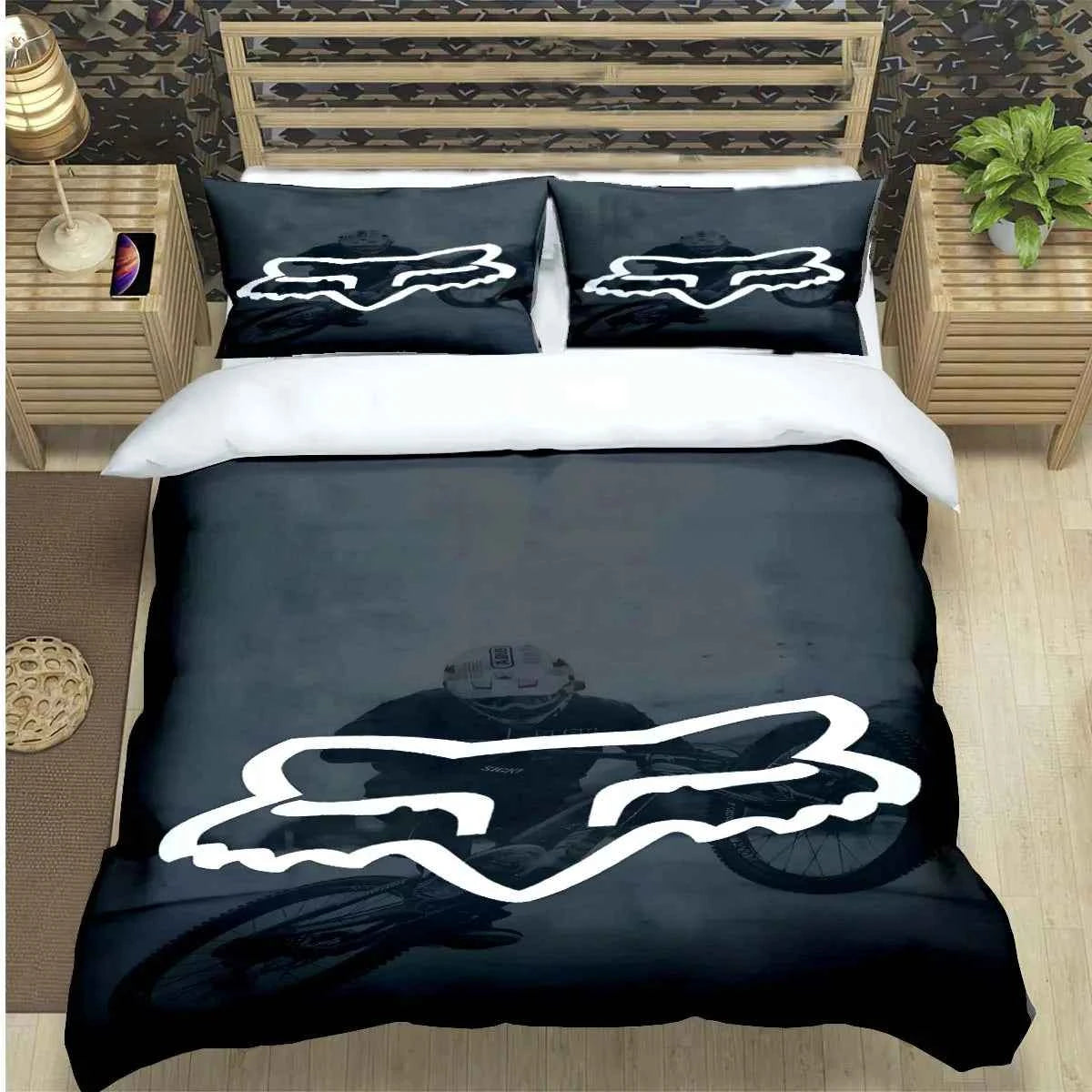 Fox 3-Piece Microfiber Duvet Cover Set
