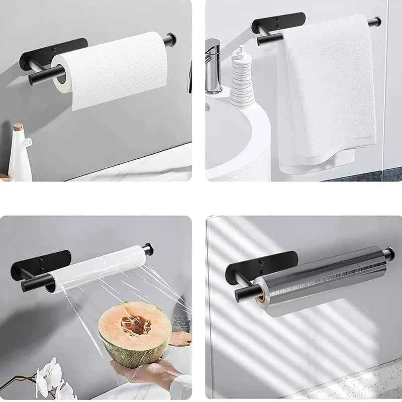 No-Drill Adhesive Toilet Paper Holder