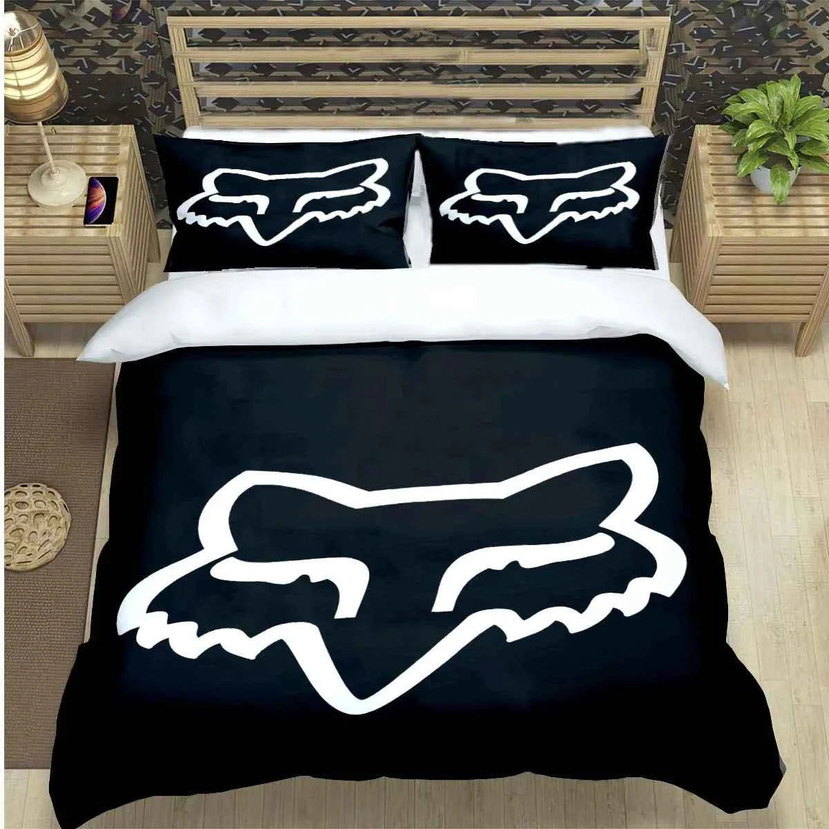 Fox 3-Piece Microfiber Duvet Cover Set