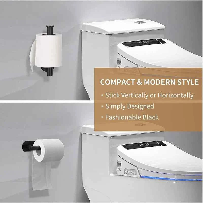 No-Drill Adhesive Toilet Paper Holder