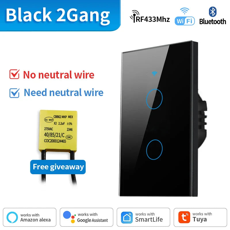TNCE Tuya WiFi/Zigbee Smart Light Switch