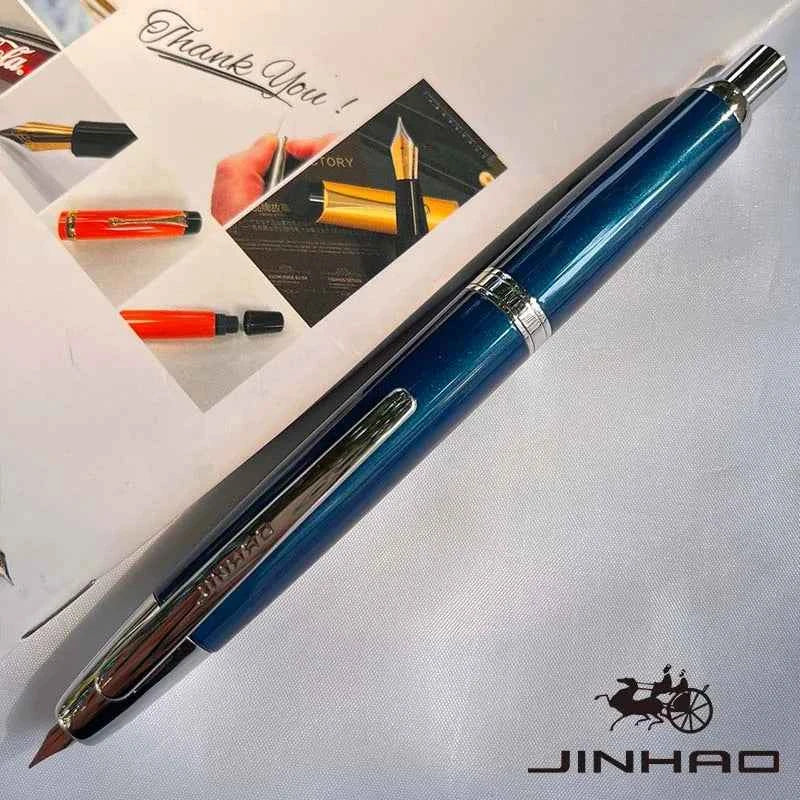 Push-Button Retractable Fountain Pen