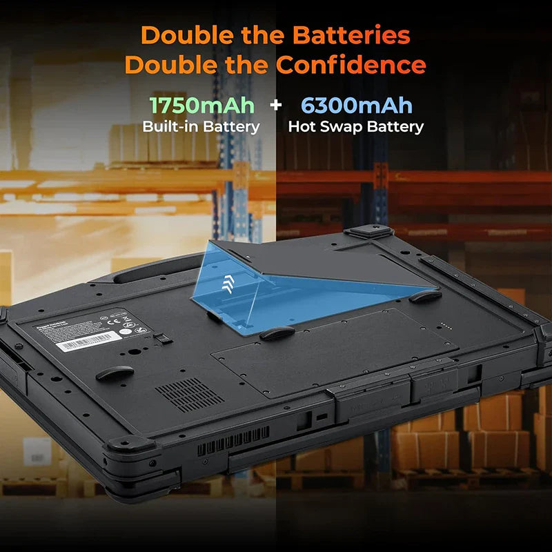 RUGLINE 15.6" Rugged Laptop - Windows 11 Pro Powered Performance