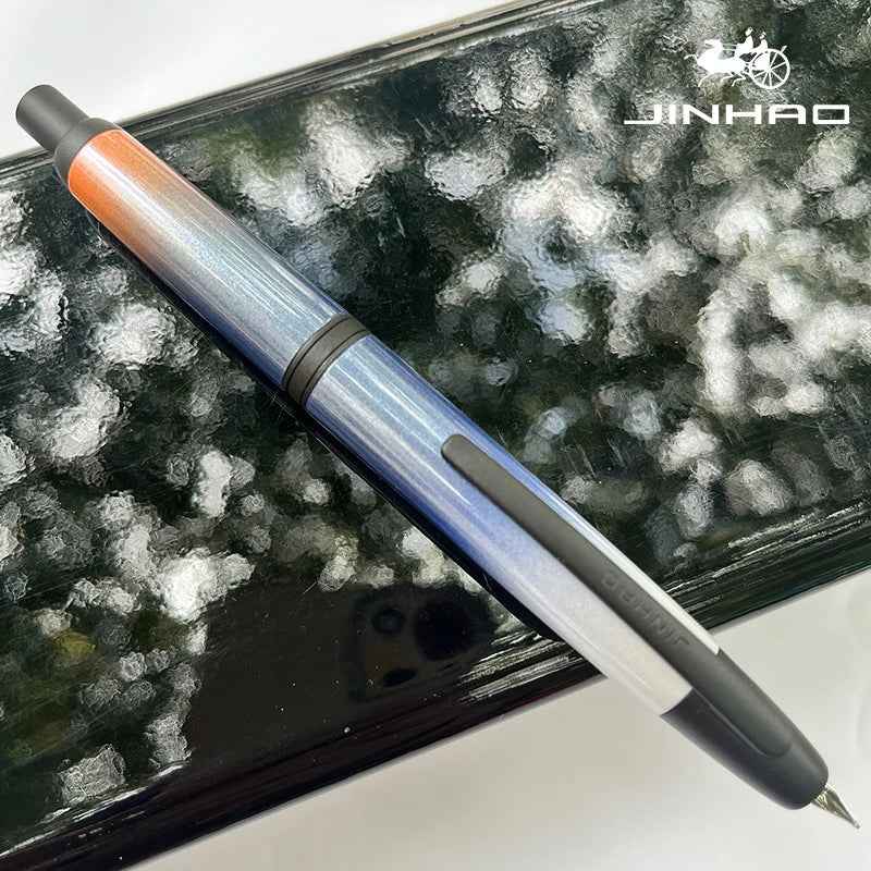 Push-Button Retractable Fountain Pen