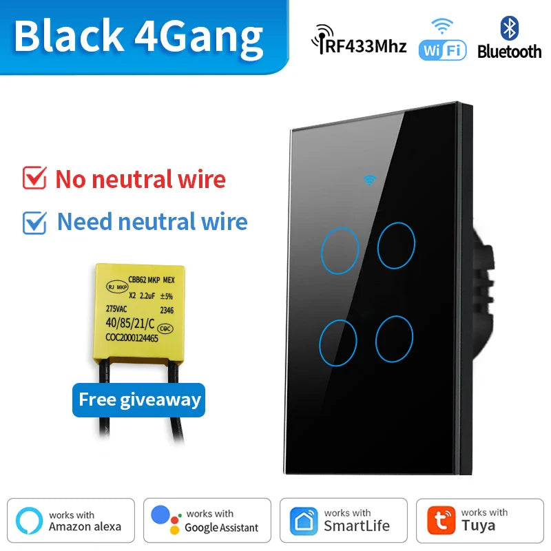 TNCE Tuya WiFi/Zigbee Smart Light Switch