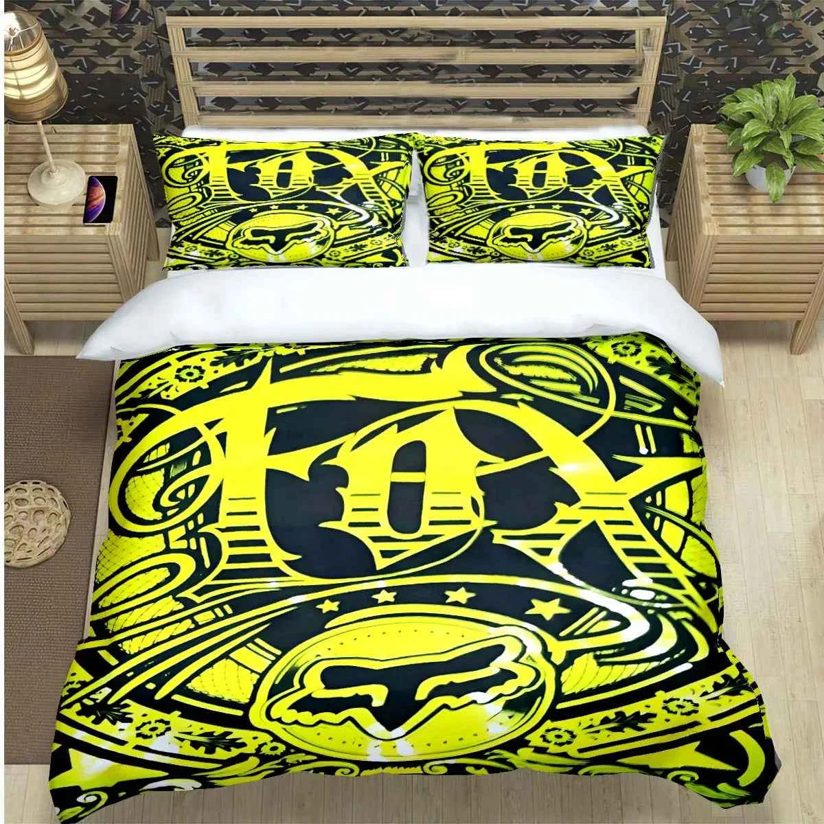Fox 3-Piece Microfiber Duvet Cover Set