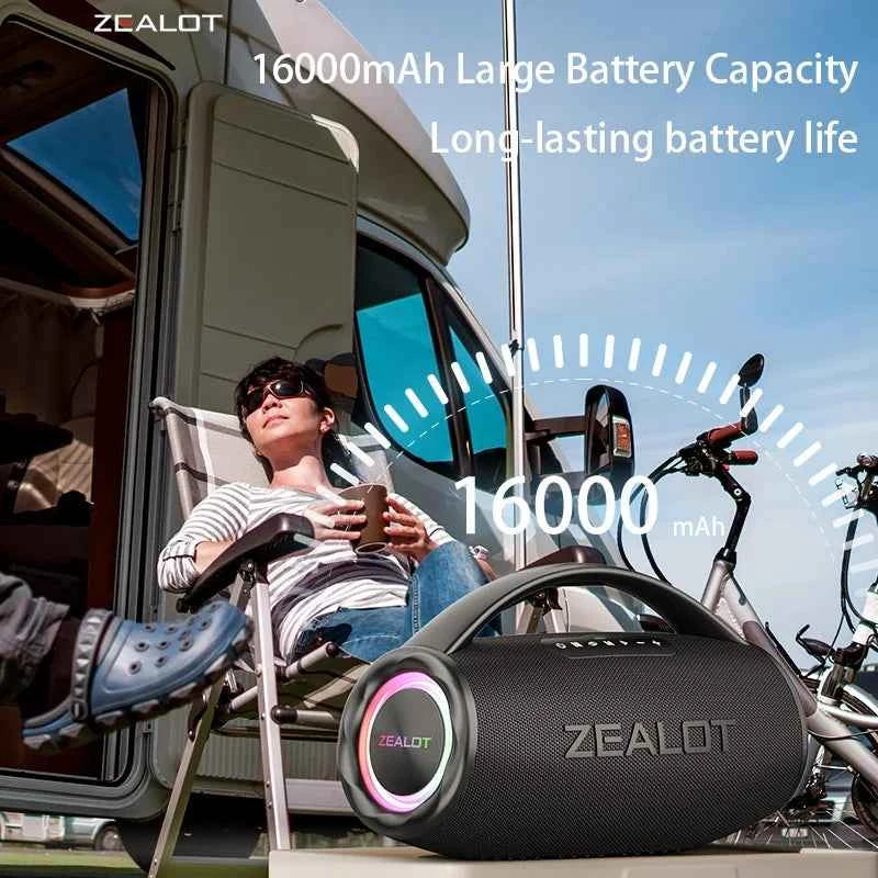 80W Portable Bluetooth Speaker