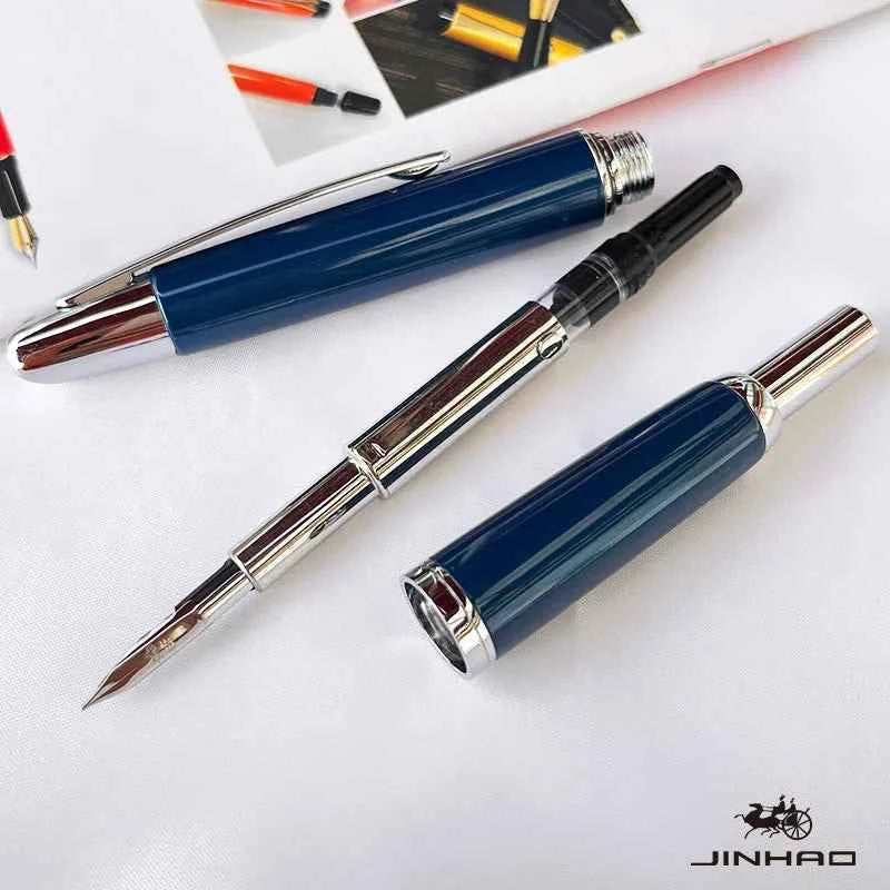 Push-Button Retractable Fountain Pen
