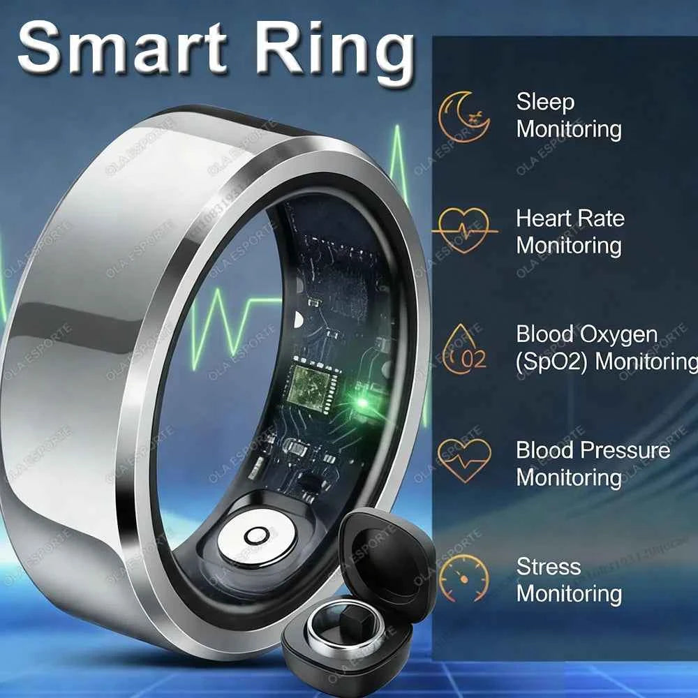 2026 Smart Ring Blood Pressure Heart Rate Sleep Monitoring Smart Ring