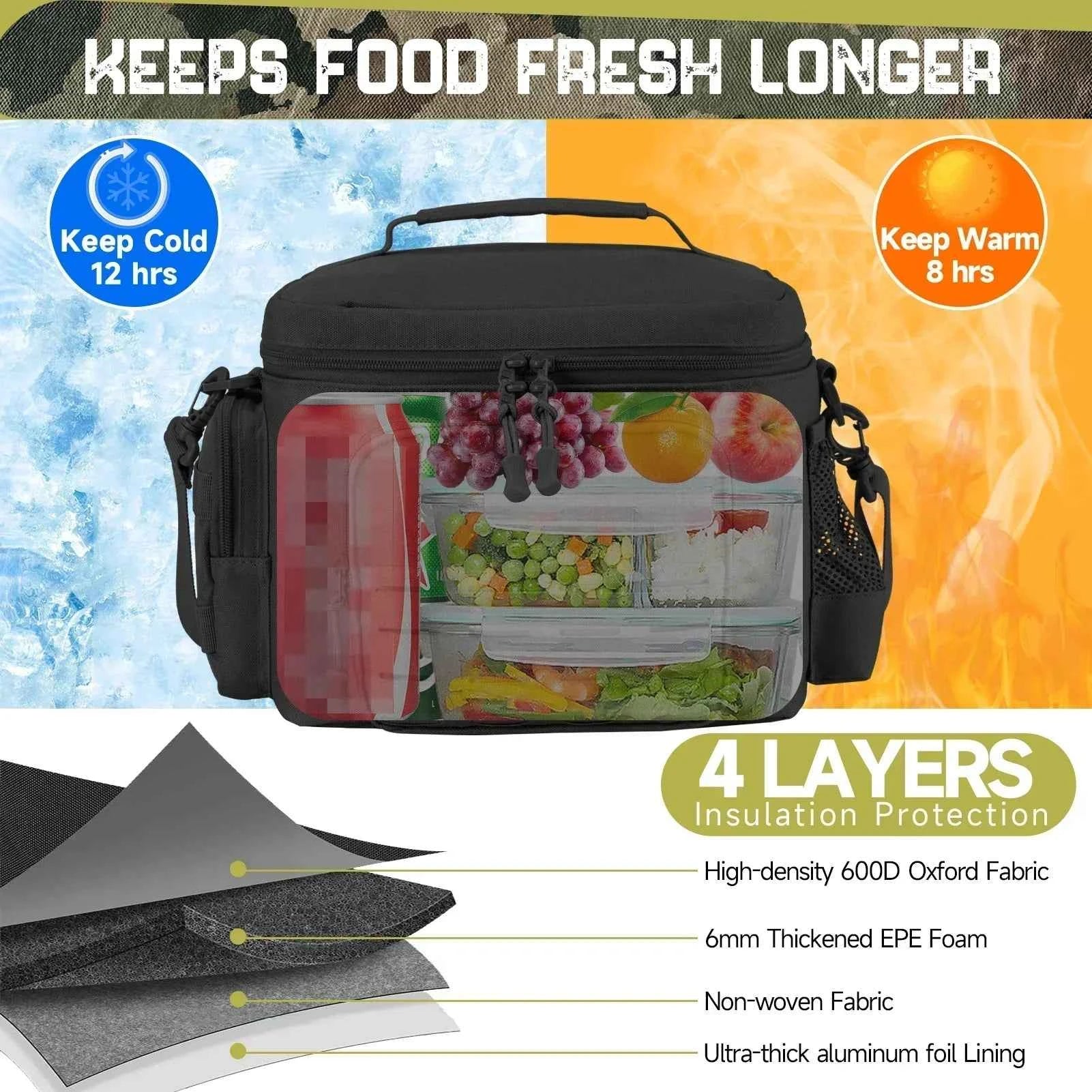13L (3.4 Gal) Tactical Insulated Cooler Bag