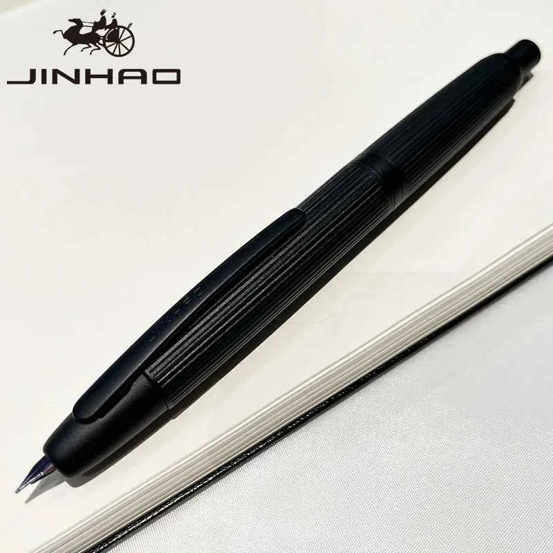 Push-Button Retractable Fountain Pen
