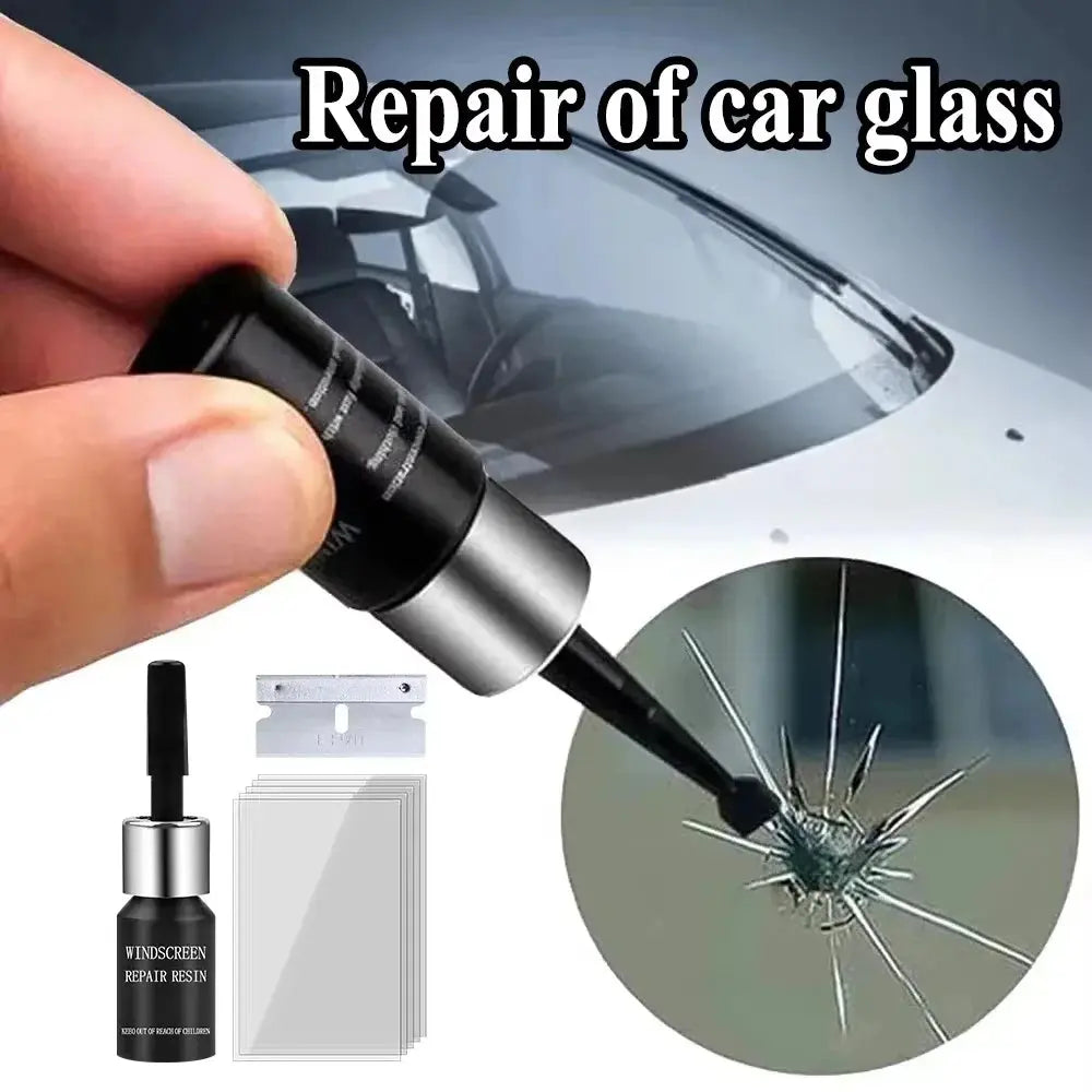 Fluid for Quick Glass Repairs - ZeroCrack Windshield Fluid
