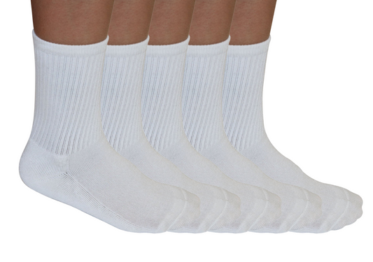3/4 Crew Athletic Bamboo Viscose Socks Unisex - 5-pack